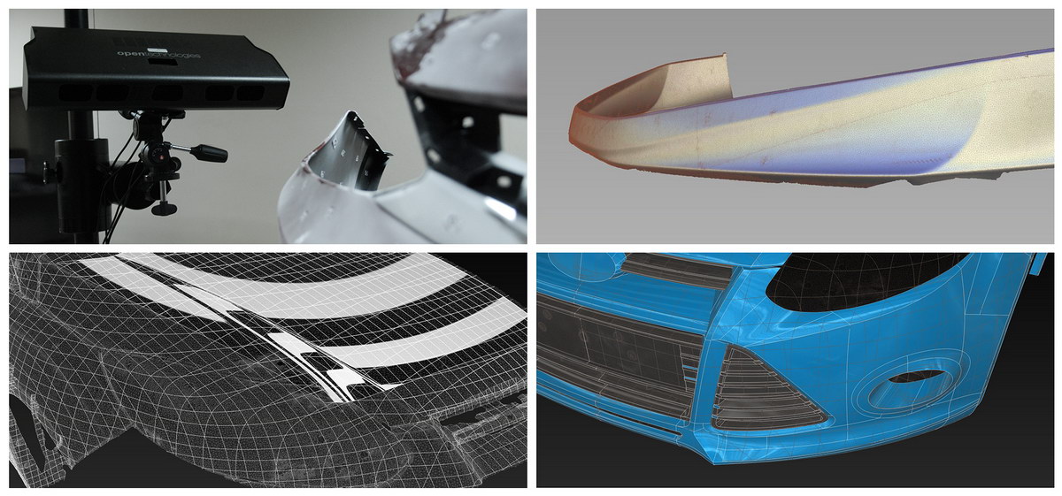 3D照相點測掃描汽車零配件服務