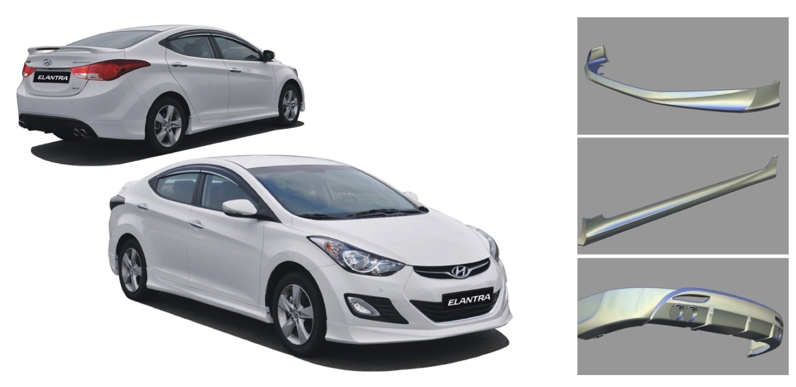原廠Elantra 空力套件 