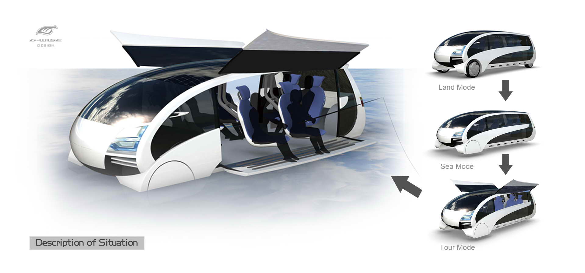 Water Lounge水陸概念車設計